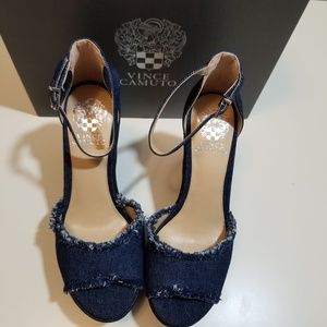 Vince Camuto Ankle Strap Platform Sandal US 8, 8.5